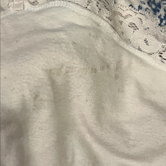 Aeropostale Cotton Floral Lace Trim Cami Top - Picture 4 of 4